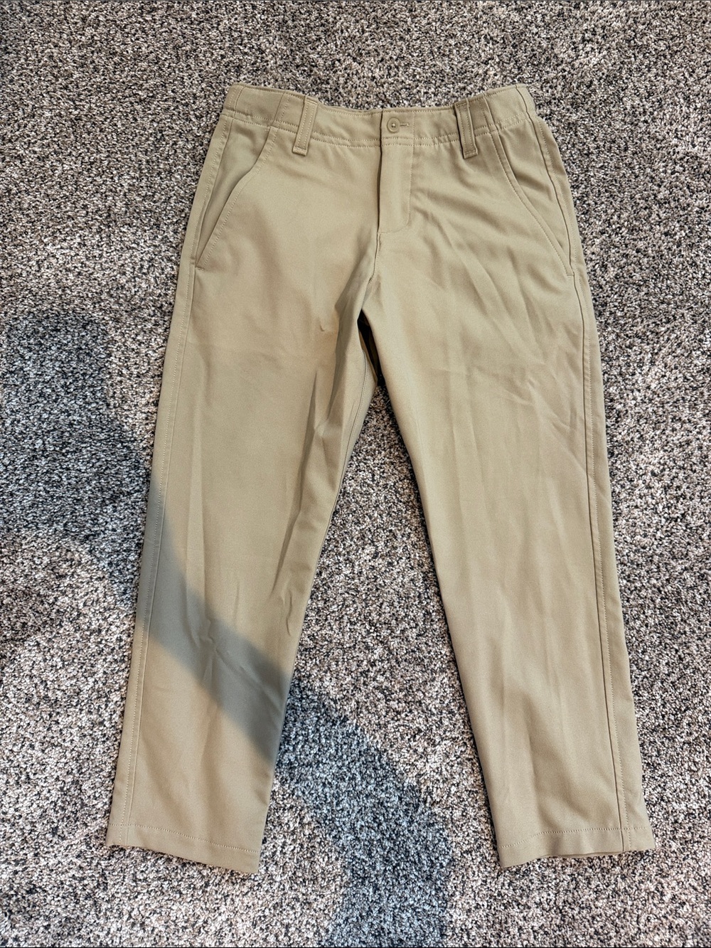 Under Armour Boys' Khaki Straight-Leg Chino Pants